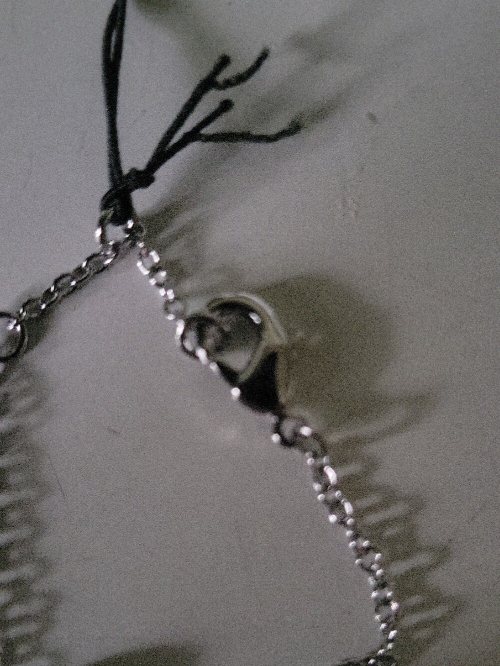 Coach Silver Tone Charm Bracelet Signature C Logo Heart - Picture 6 of 8